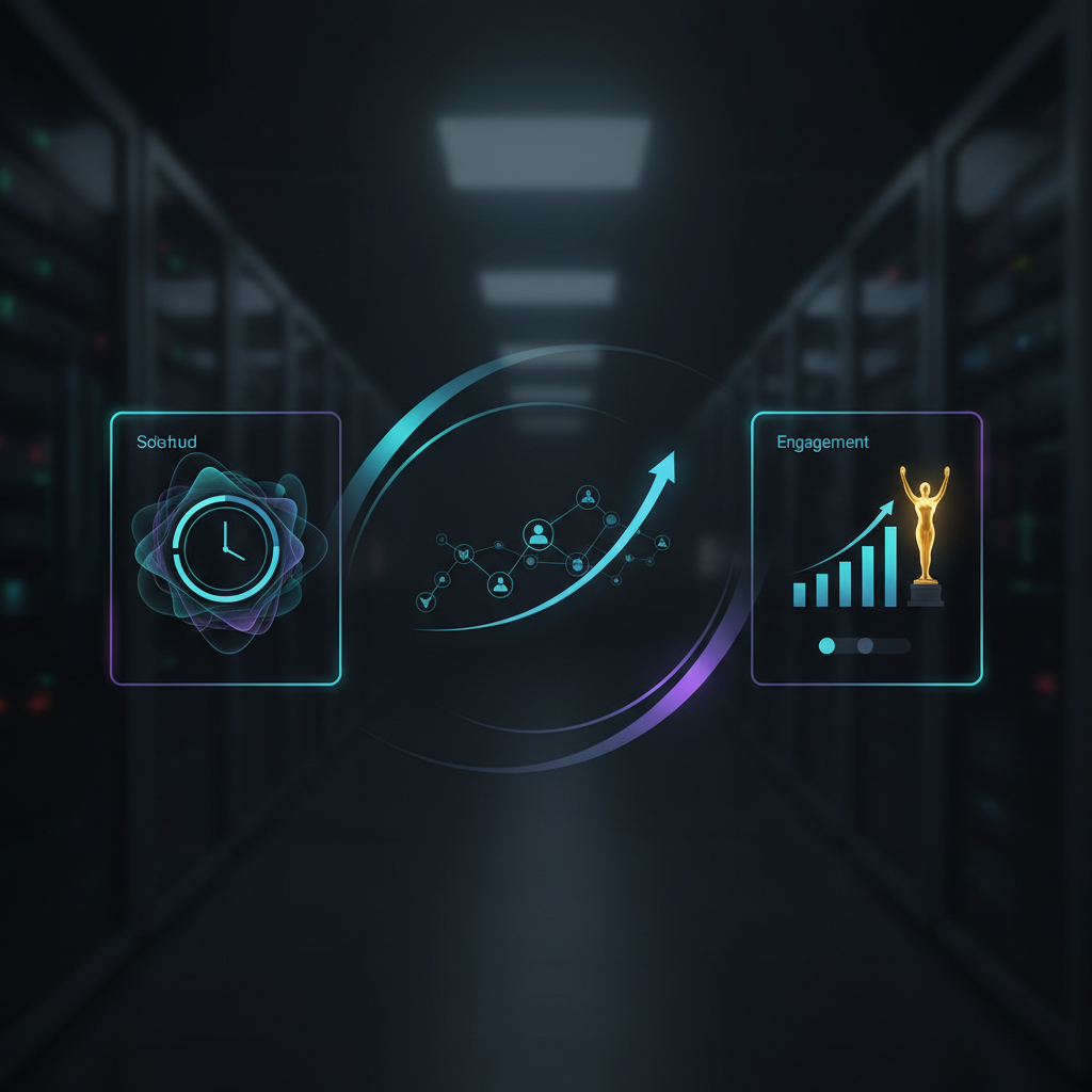 A person happily managing multiple income streams on a laptop, representing leveraging saved time for financial growth.