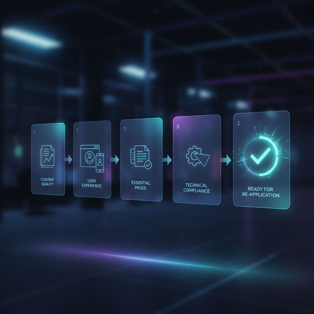 애드센스 재심사 준비 과정