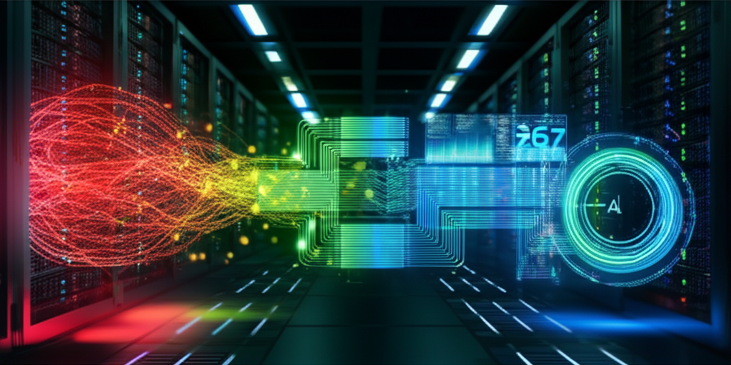 a flowchart showing a step-by-step process for AI cost optimization, from analysis to continuous monitoring