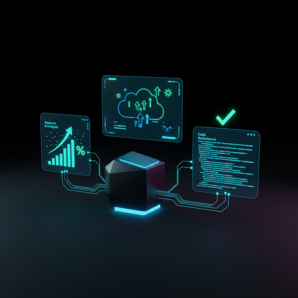 챗GPT 인터페이스에서 다양한 질문을 입력하고 답변을 받는 모습