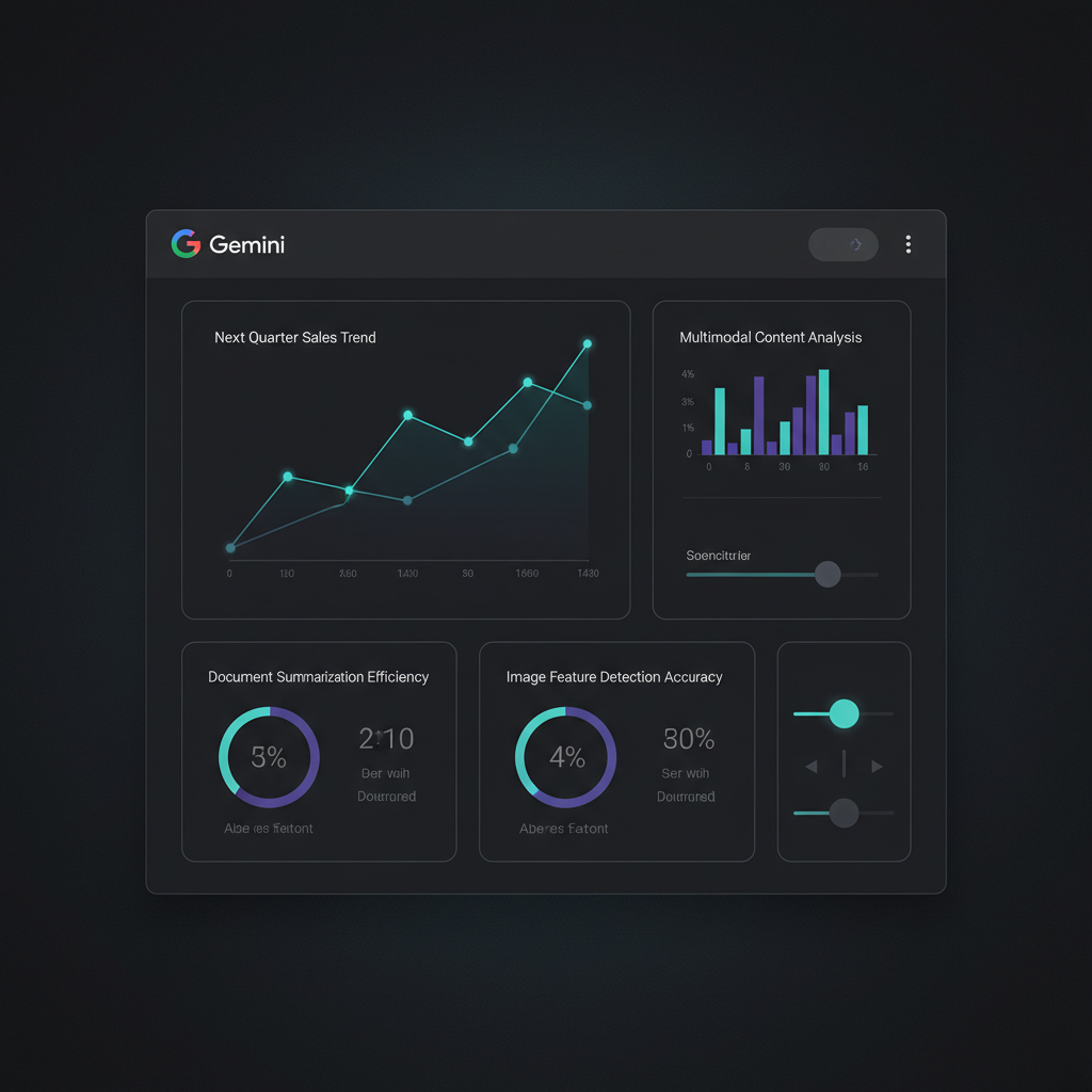 제미나이 AI가 Google Workspace와 연동되어 문서를 생성하는 모습