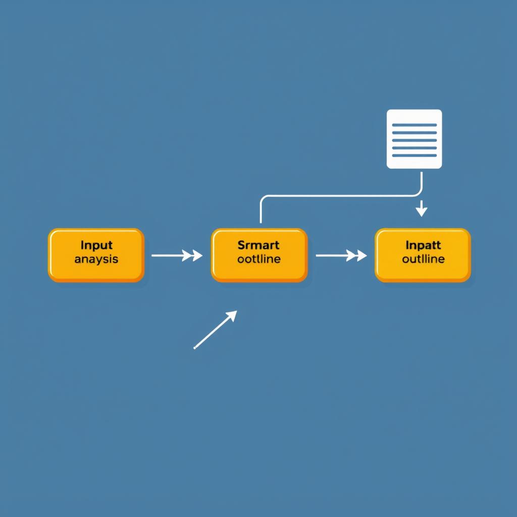 프롬프트 체이닝으로 블로그 콘텐츠를 단계별로 생성하는 과정 흐름도