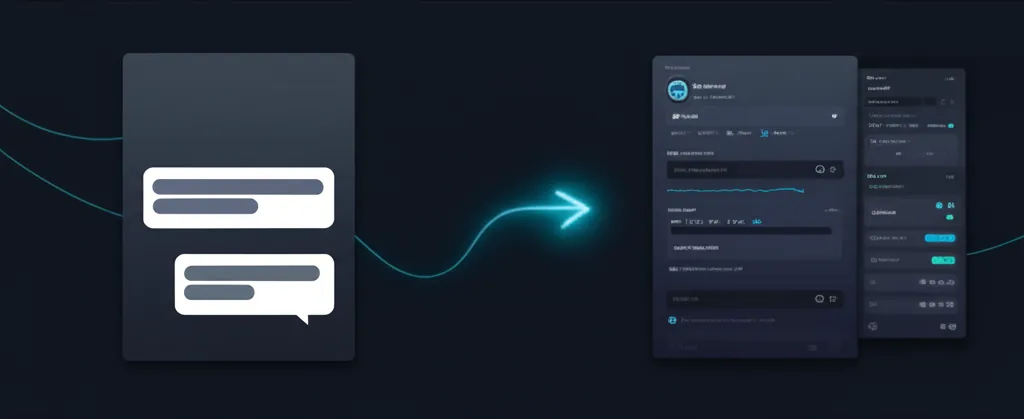 A split screen showing a simple, generic ChatGPT prompt on one side and a detailed, structured prompt on the other, representing beginner vs. expert usage