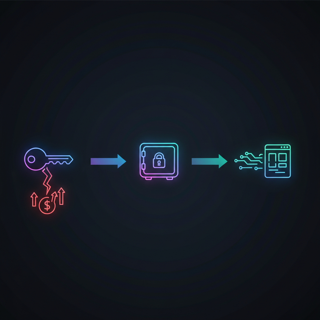 An infographic showing two distinct business use cases. One side depicts a developer working with Google Cloud icons for data analysis and image processing. The other side shows a content creator interacting with a chatbot and generating articles, representing ChatGPT's strengths.