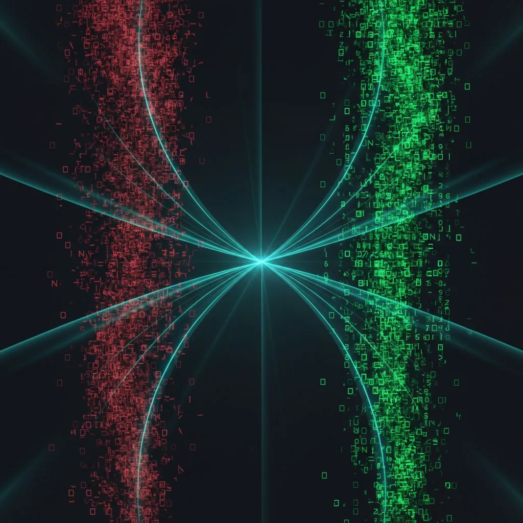 A vibrant illustration showing growth charts, money symbols, and innovation gears connected by AI, representing monetization through advanced prompt strategies.