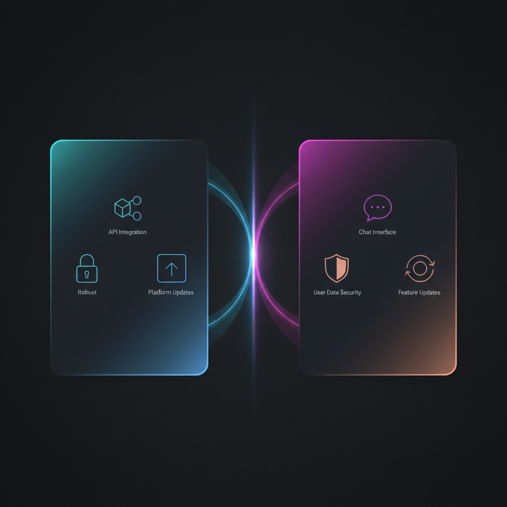A comparison chart showing features of Google AI Studio vs. ChatGPT